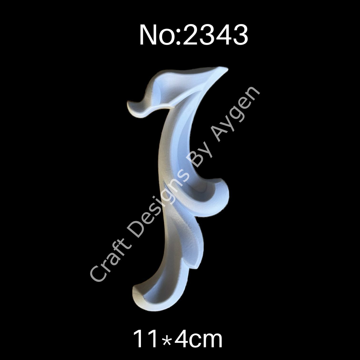 Boyanabilir Çıta&Aplik Objeler -ESNEK APLİK EA2343