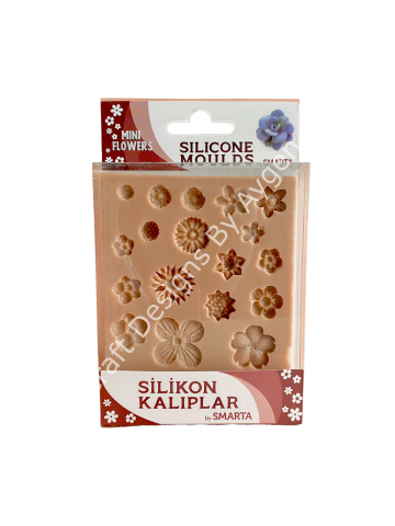 SMARTA SİLİKON KALIP  - MİNİK ÇİÇEKLER