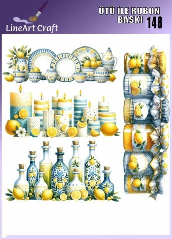 ÜTÜ ILE RUB ON TRANSFER – NO: 148 30×30 CM