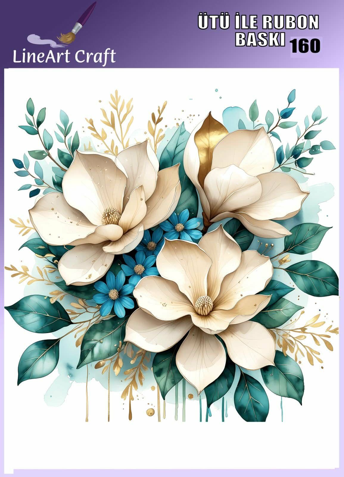 ÜTÜ ILE RUB ON TRANSFER – NO: 160 30×30 CM