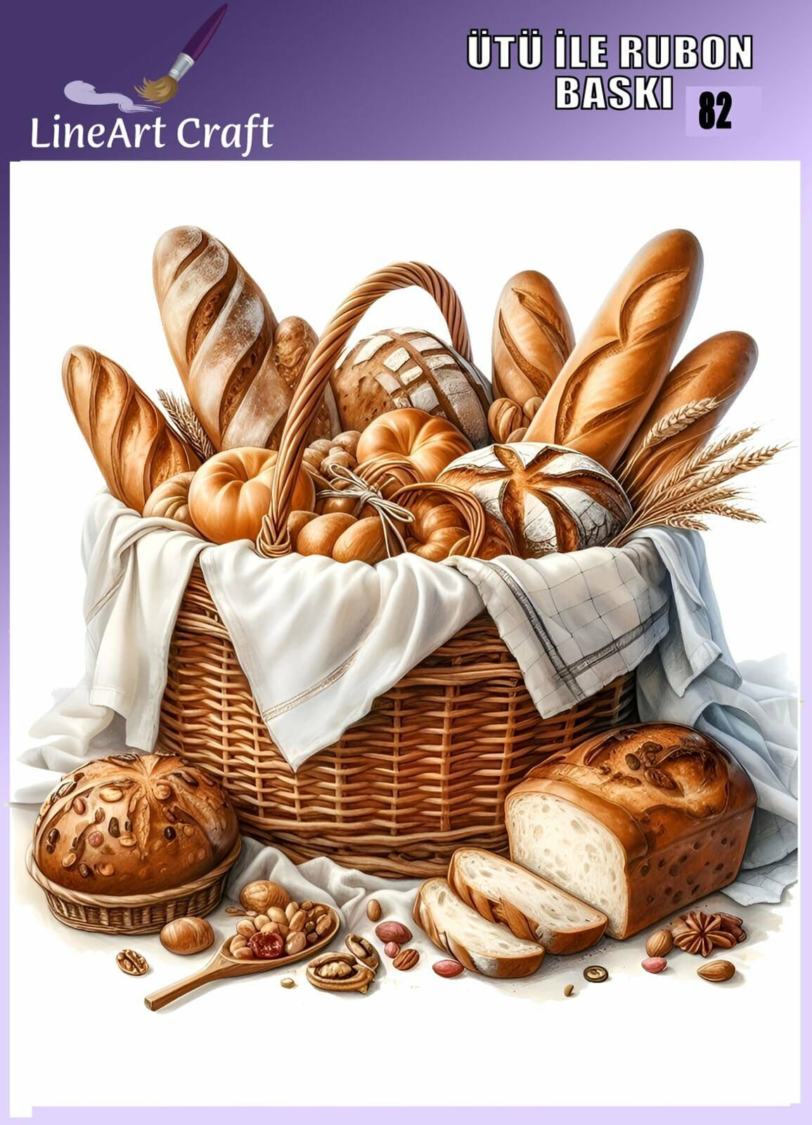 ÜTÜ ILE RUB ON TRANSFER – NO: 82 30×30 CM