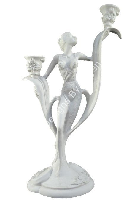 KADIN İKİLİ MUMLUK ŞAMDAN 39X22 CM