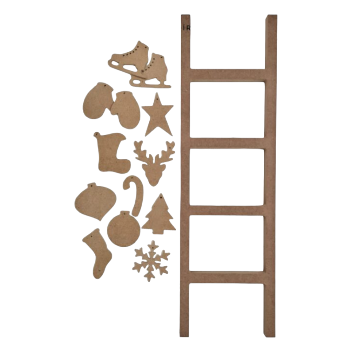 YENİYIL MERDİVEN SETİ 13 ADET SÜS 55 x 18 cm