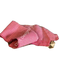 KARELİ KUMAŞ KIRMIZI BEYAZ İNCE 160CM