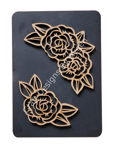 Boyanabilir Ahşap Ham Objeler -QUEEN CRAFT LAZER SET 01