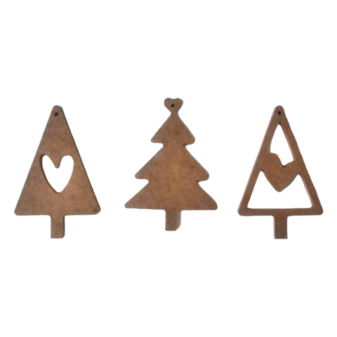 ÜÇLÜ ÇAM AĞACI 11 x 7 cm