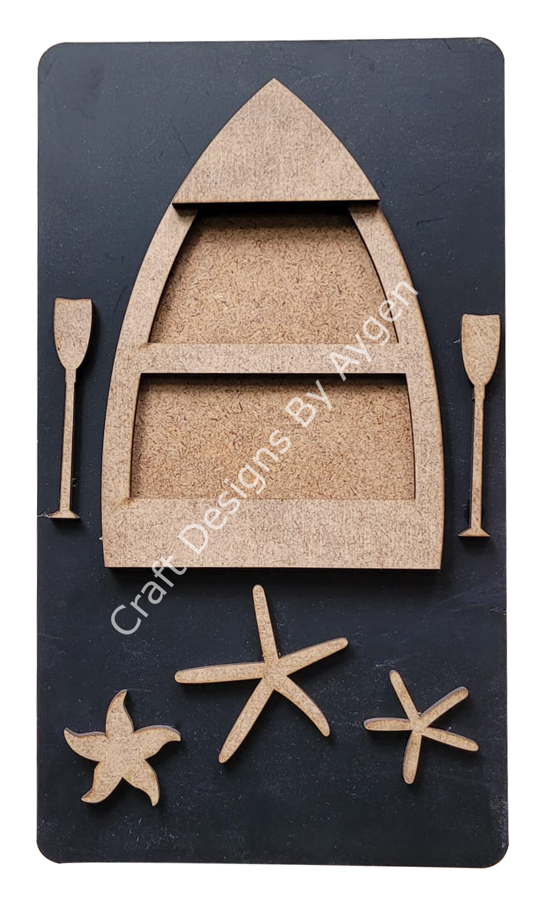 Boyanabilir Ahşap Ham Objeler -QUEEN CRAFT LAZER SET 06