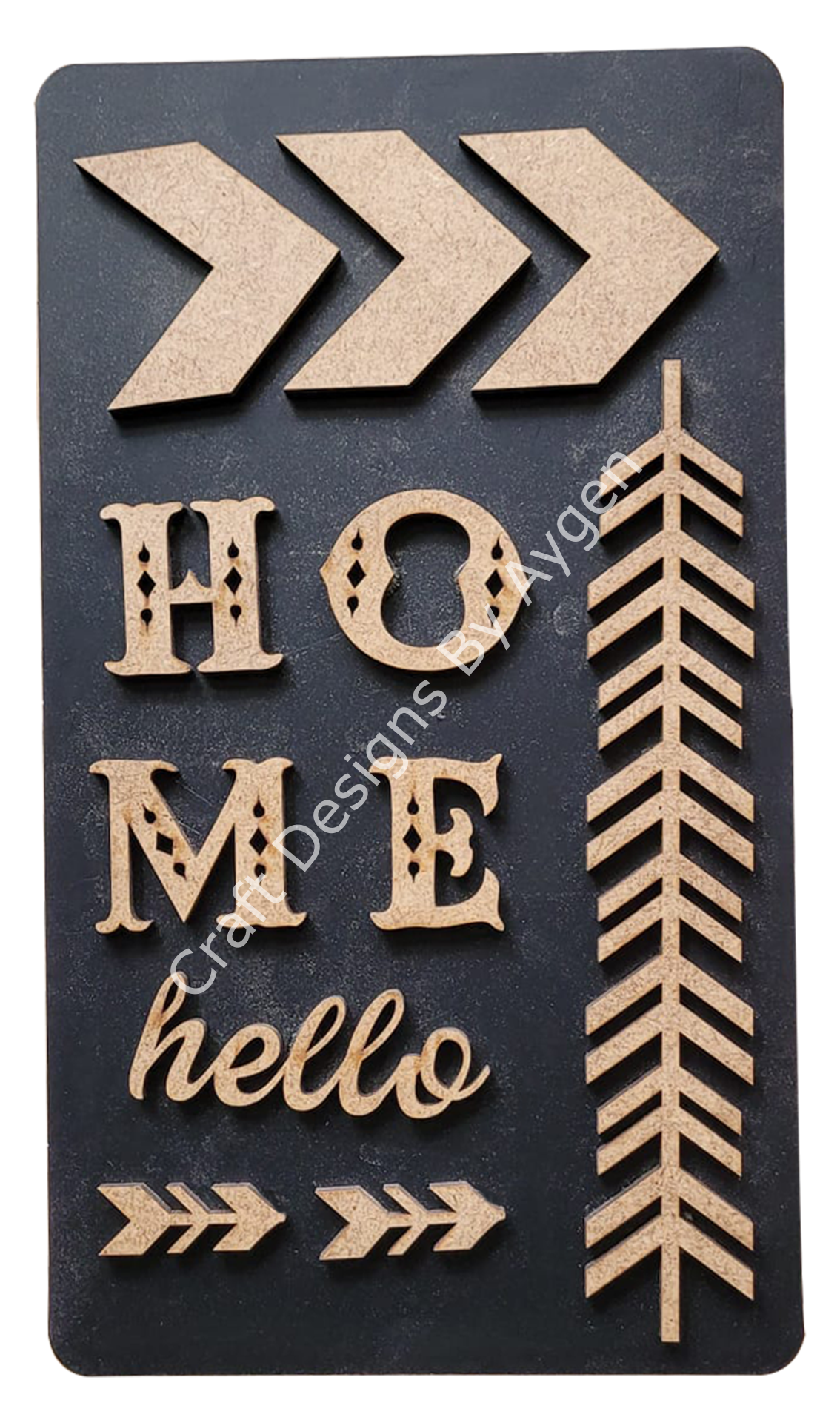 Boyanabilir Ahşap Ham Objeler -QUEEN CRAFT LAZER SET 09