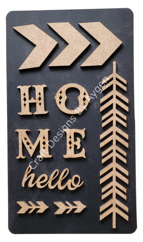 Boyanabilir Ahşap Ham Objeler -QUEEN CRAFT LAZER SET 09