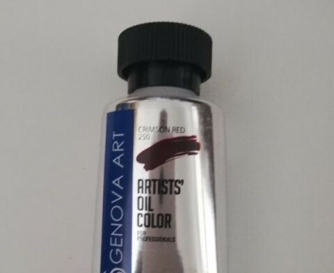 37 ML YAĞLI BOYA 001 CRIMSON RED - KIRMIZI
