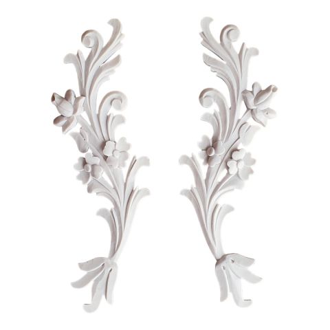 İKİLİ ÇİÇEKLİ KABARTMA 33,5X9 CM