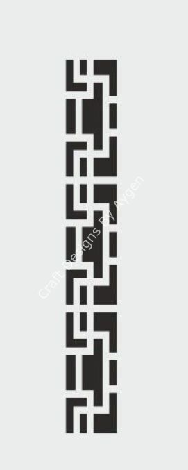 N STENCİL (10X25)