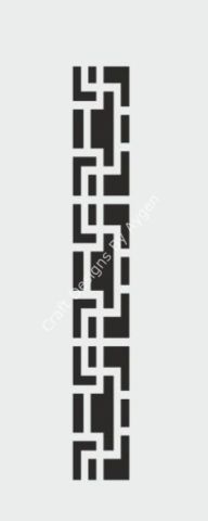 N STENCİL (10X25)