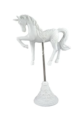 KAİDEDE TEK BOYNUZLU AT 34X20 CM