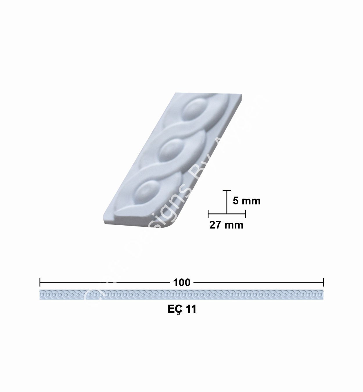 EÇ 11 100 cm ESNEK MOBİLYA ÇITASI