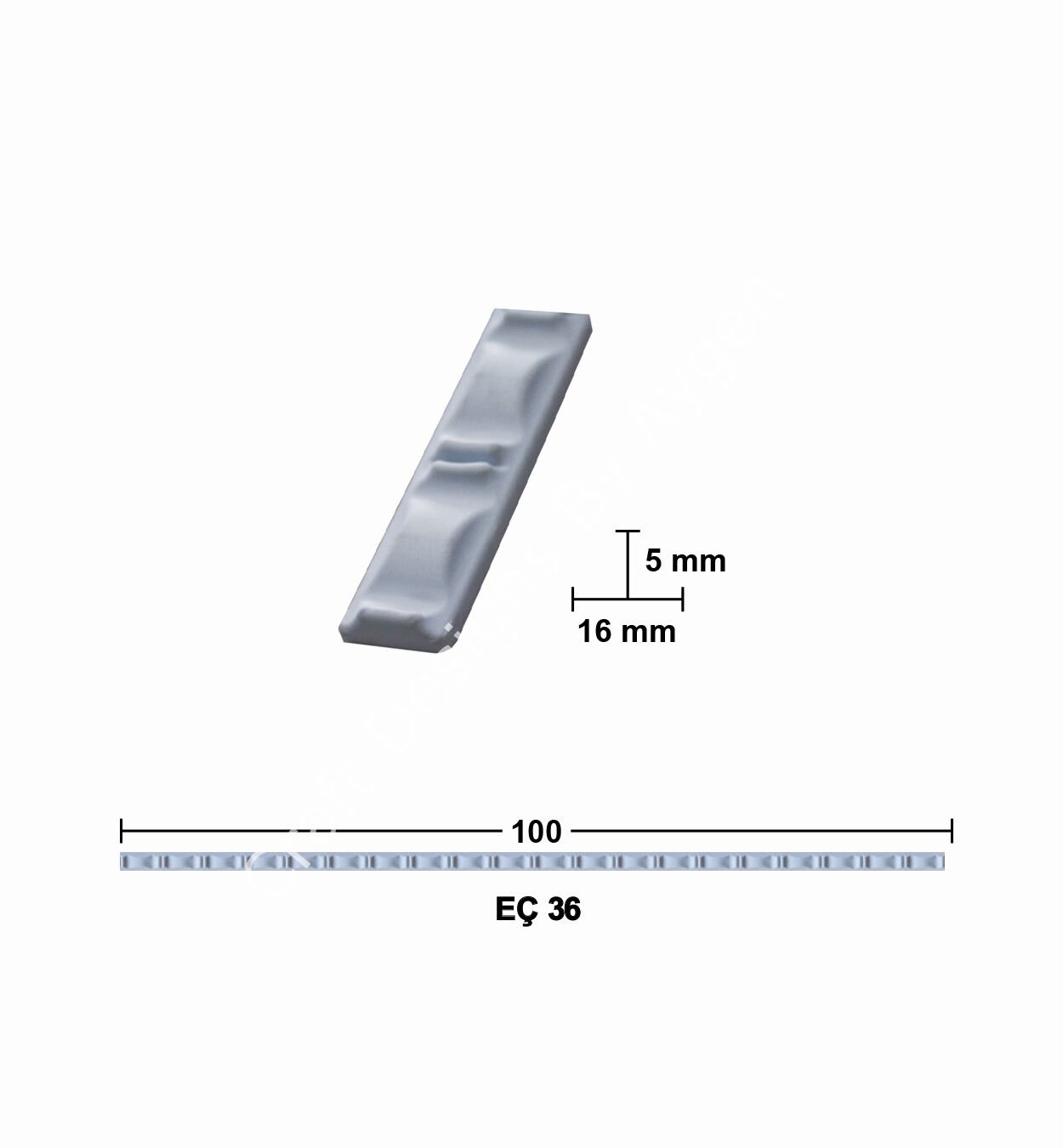 EÇ 36 100 cm ESNEK MOBİLYA ÇITASI