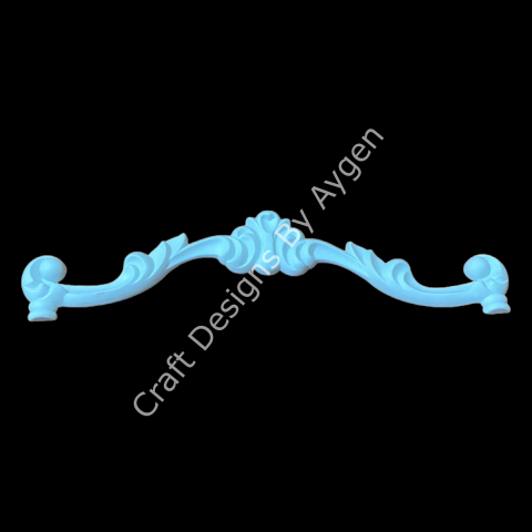 Boyanabilir Çıta&Aplik Objeler -ESNEK APLİK HÇ 1027 28 X 7 CM