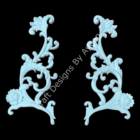 Boyanabilir Çıta&Aplik Objeler -ESNEK APLİK HÇ 1028 19 X 8 CM