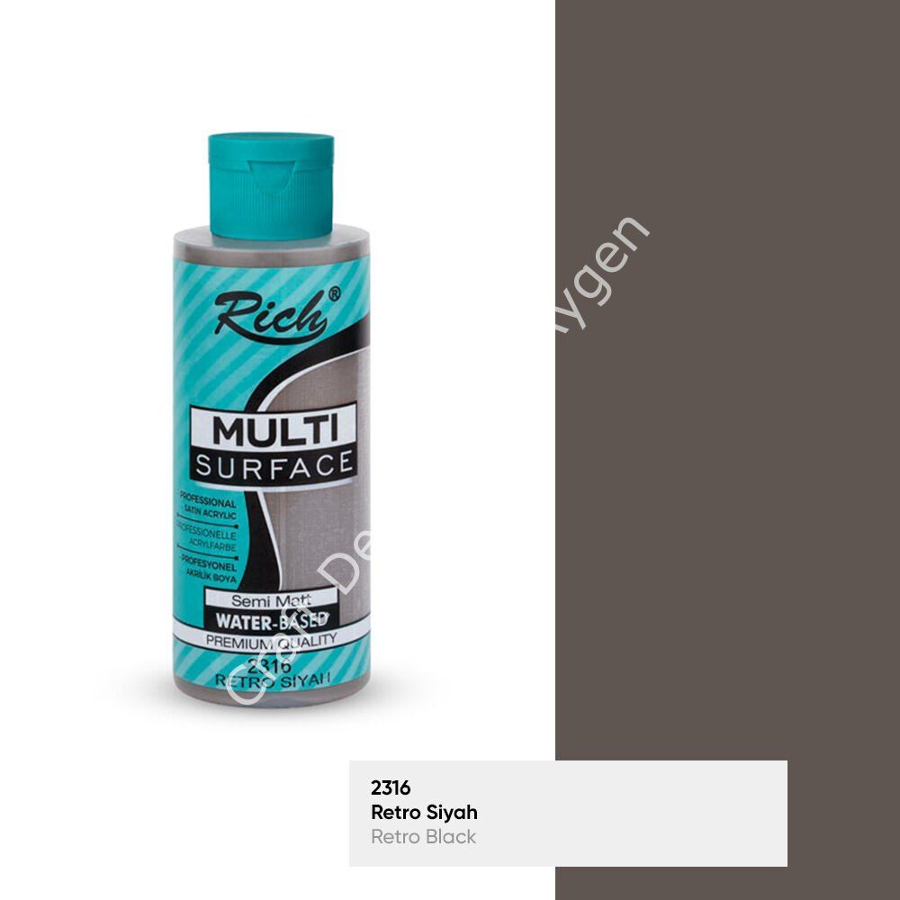 MULTI SURFACE - RETRO SİYAH 120ml