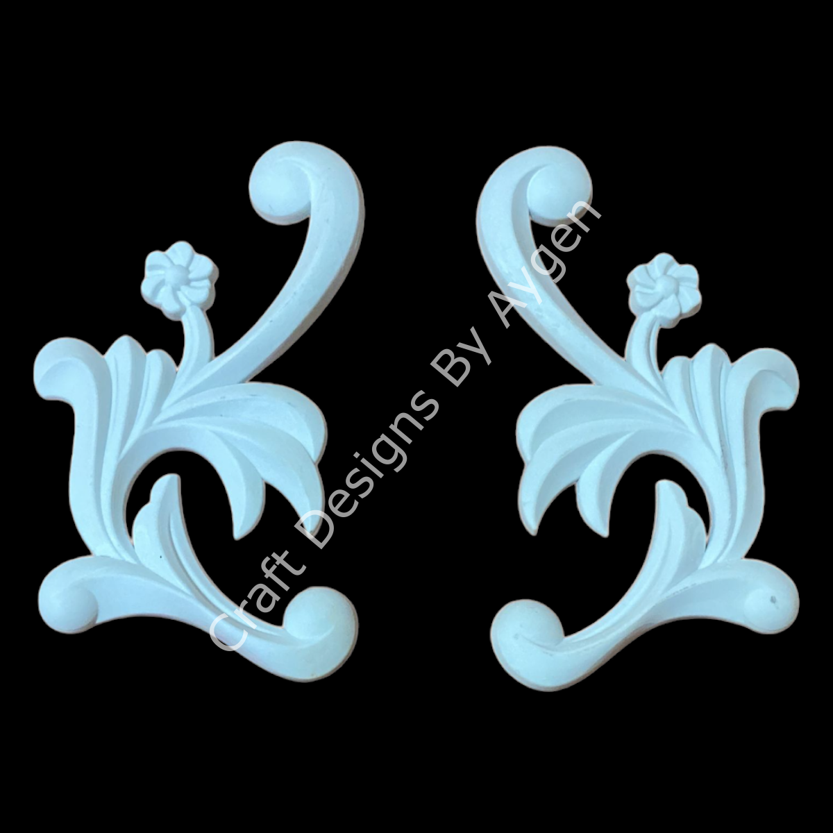 Boyanabilir Çıta&Aplik Objeler -ESNEK APLİK HÇ 1030 13 X 8 CM