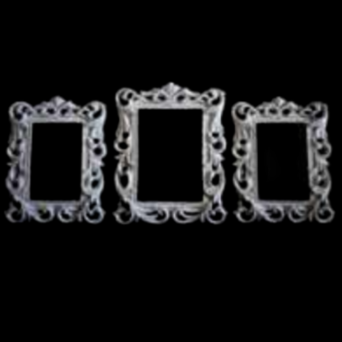 DİKDÖRTGEN ÇERÇEVE TAKIM (BÜYÜK 25X20 CM - KÜÇÜK 22X18 CM)