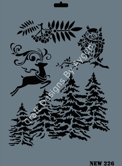 STENCIL NEW SERI X-LARGE 226