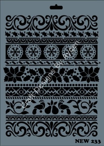 STENCIL NEW SERI X-LARGE 233