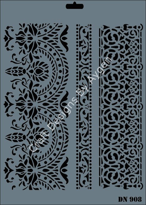 STENCIL DANTEL SERİ X-LARGE 908
