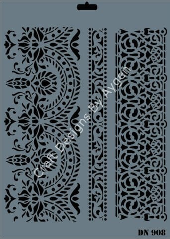 STENCIL DANTEL SERİ X-LARGE 908