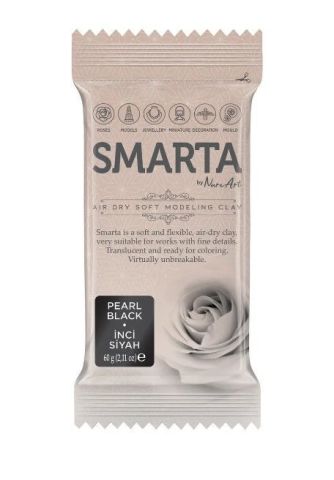 Smarta™ Modelleme Hamuru 100gr - METALİK SİYAH İNCİ