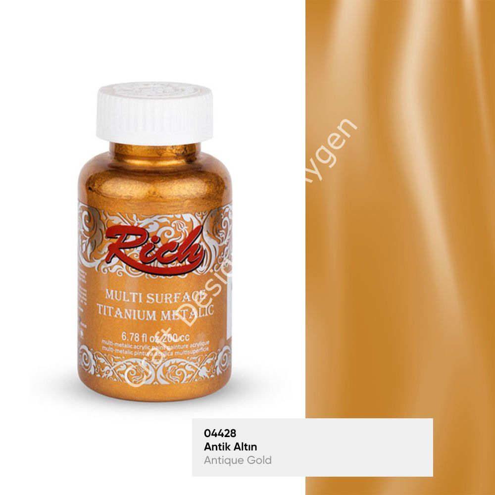 MULTİ TITANYUM METALİK - ANTİK ALTIN 200ml