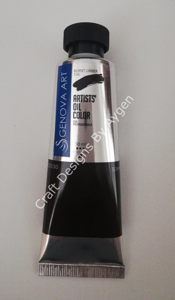 50 ML YAĞLI BOYA 530 BURT UMBER