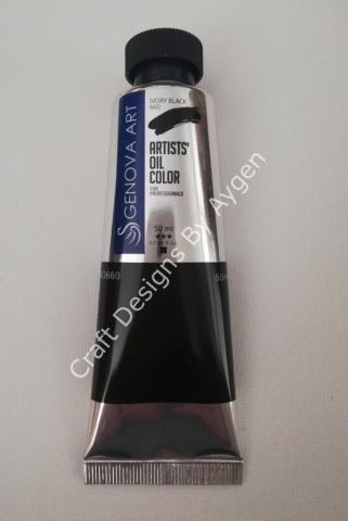 50 ML YAĞLI BOYA 660 IVORY BLACK