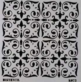 K073 STENCİL (25X25)