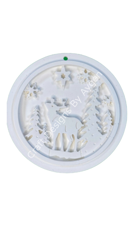 YUVARLAK GEYİKLİ AĞAÇ SÜSÜ