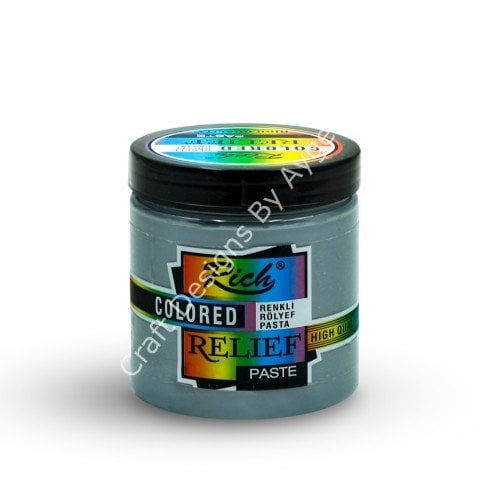 RENKLİ RÖLYEF PASTA - MARJİNAL GRİ  250ml