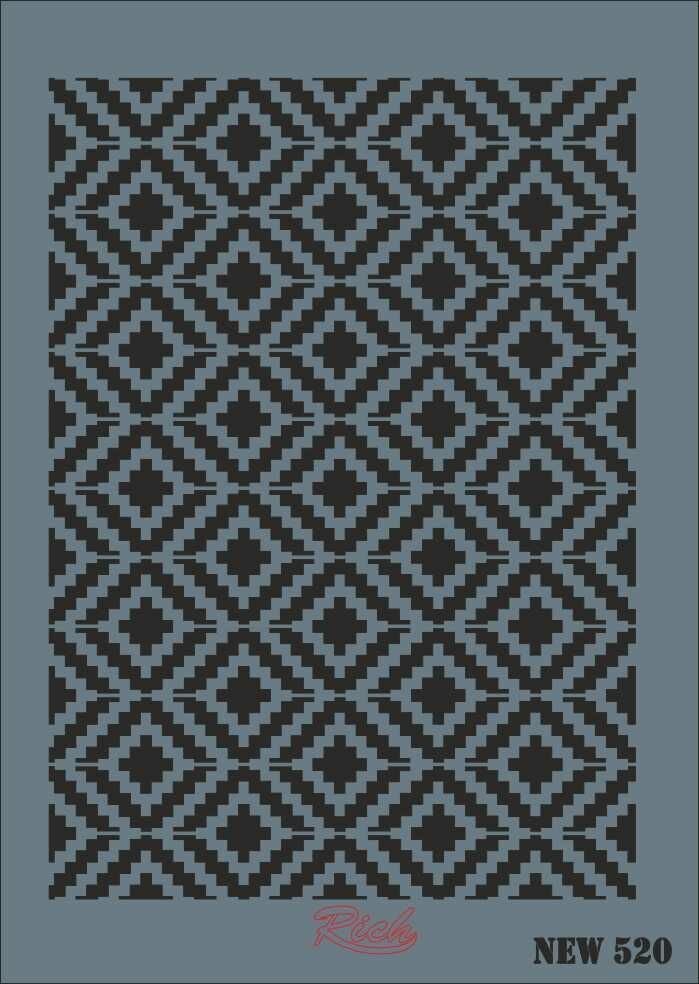 STENCIL NEW SERI X-LARGE 520
