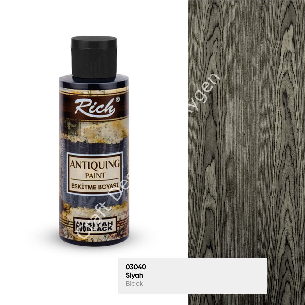 ESKİTME BOYASI - SİYAH 120ml