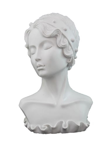 SAÇ BANTLI KADIN BÜST 27X19 CM