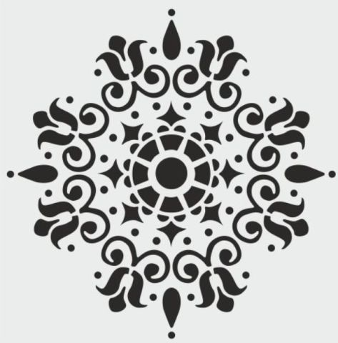 K003 STENCİL (25X25)