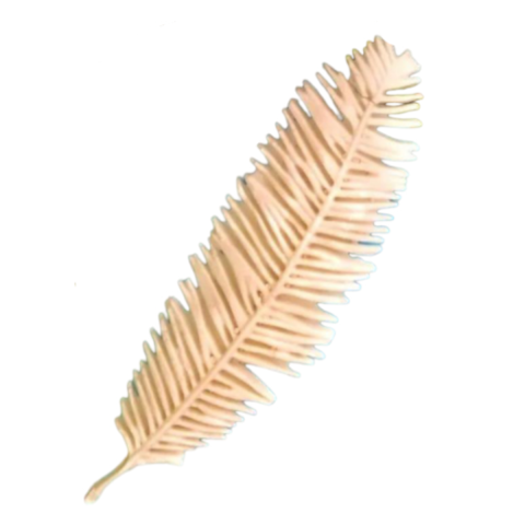 ESNEK APLİK TÜY YAPRAK 3