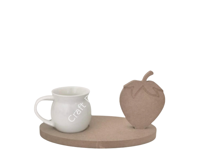 ÇİLEK KAHVE SUNUMLUK 18 x 10 cm