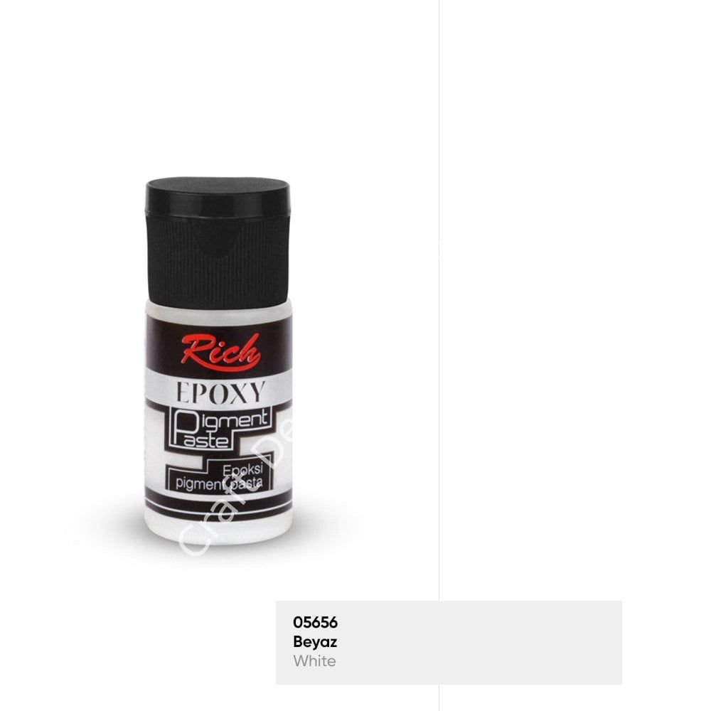 EPOKSİ PİGMENT PASTA OPAK - BEYAZ 025ml