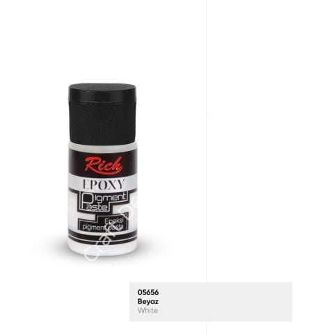 EPOKSİ PİGMENT PASTA OPAK - BEYAZ 025ml