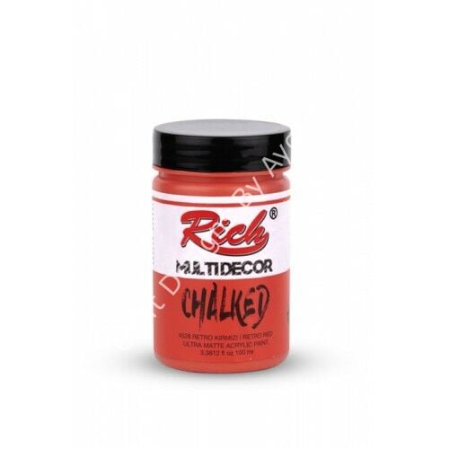 MULTİ DECOR CHALKED - RETRO KIRMIZI 100ml