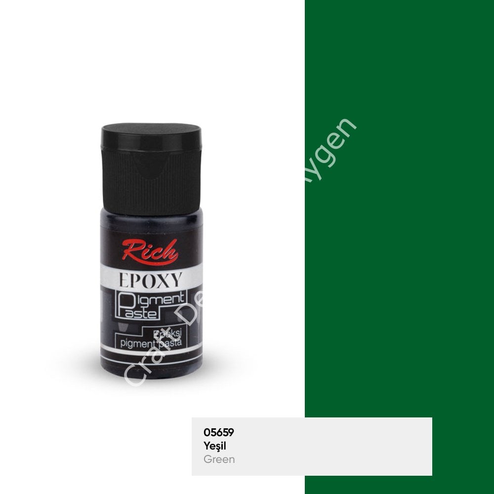 EPOKSİ PİGMENT PASTA OPAK - YEŞİL 025ml