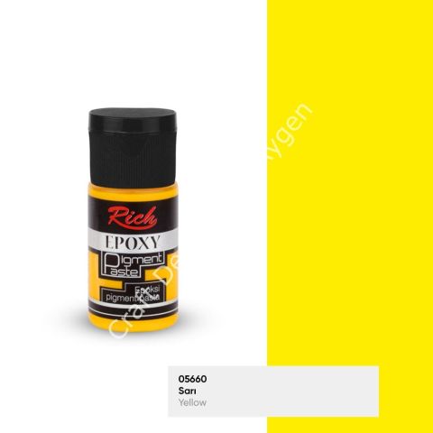 EPOKSİ PİGMENT PASTA OPAK - SARI 025ml