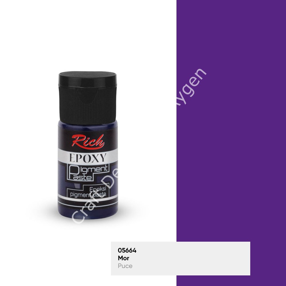 EPOKSİ PİGMENT PASTA OPAK - MOR 025ml
