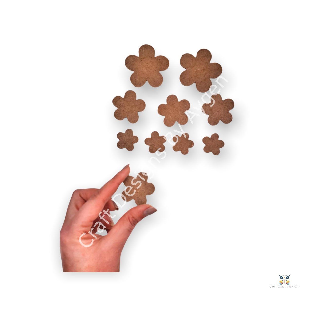 ÜÇLÜ ÇİÇEK 8-6-4 cm