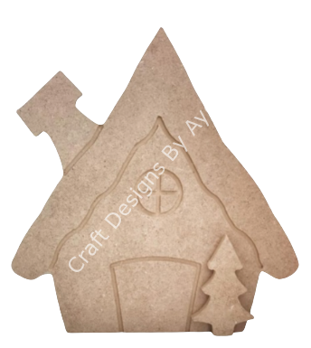 KIŞ EVİ 20 x 20 cm